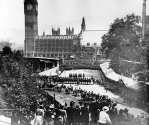 Queen Victoria passing Westminster Abbey in her Diamond Jubilee Procession
